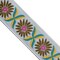 Designer's Shop JR 711 Jacquard woven Sunflower brown/pink ribbon trim,1-7/16" (37 mm) 5 yards